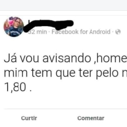 Já vou logo avisando