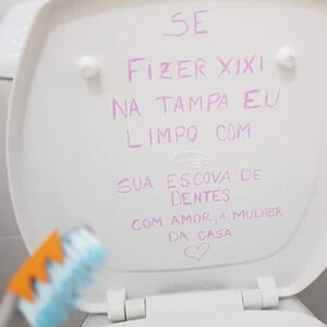 Aquele recado cheio de carinho da esposa
