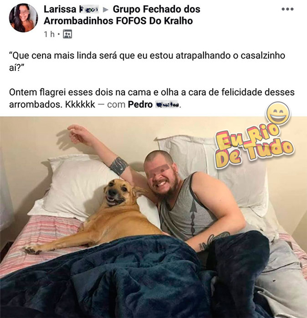 Pegou o maridão na cama no maior flagrante