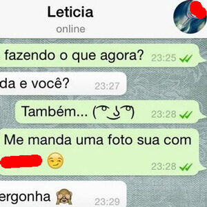 Manda “aquela” foto, gata!