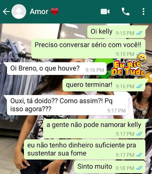 terminando namoro