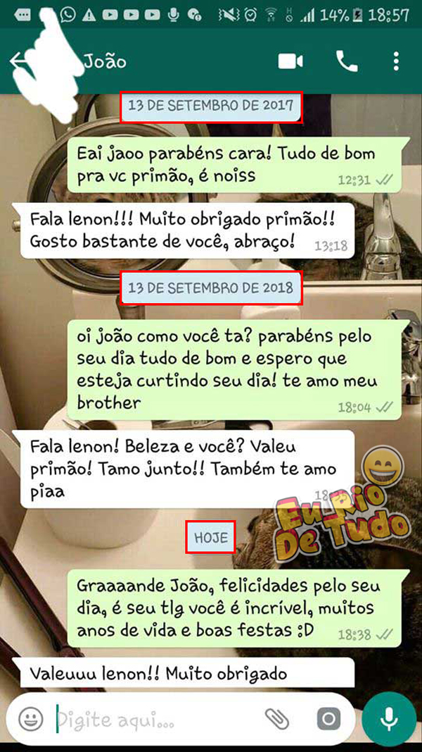 Uma das melhores coisas do Whatsapp