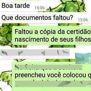 Problemas em preencher uma ficha de cadastro
