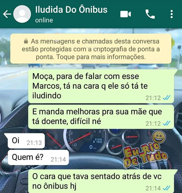 Quando nem o stalkeador sabe dos seus limites