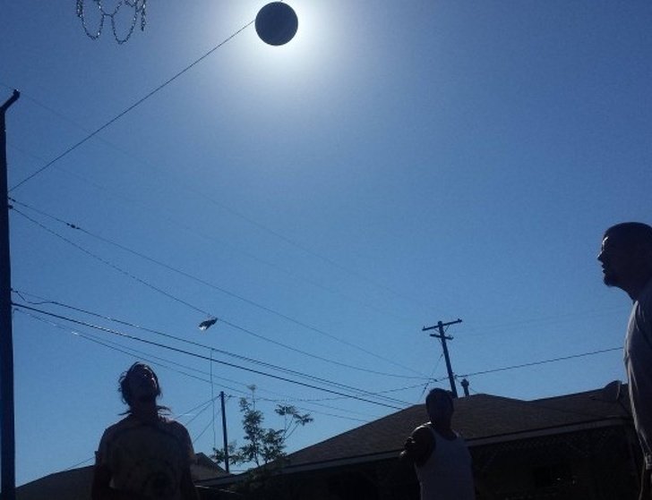 fotos inusitadas bola no sol