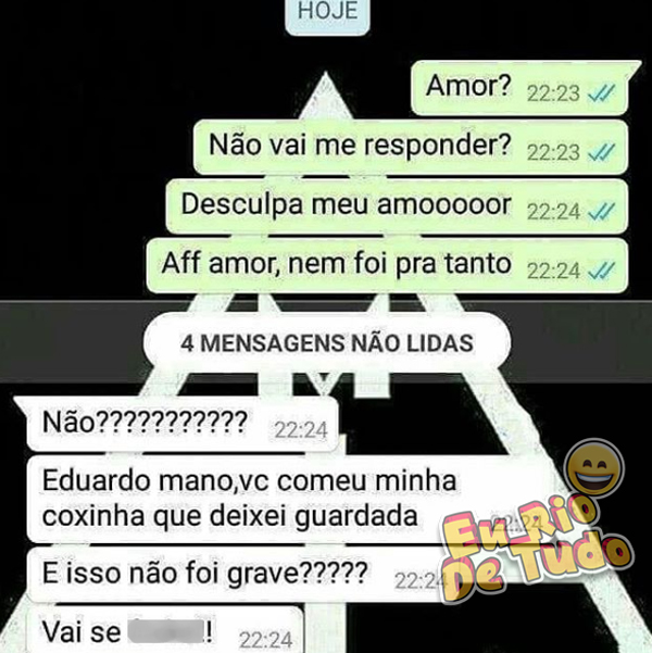 não mexe na minha comida