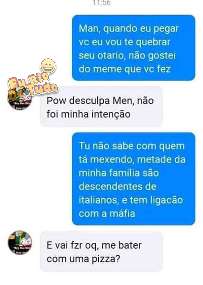 Rindo pesado da cara do perigo