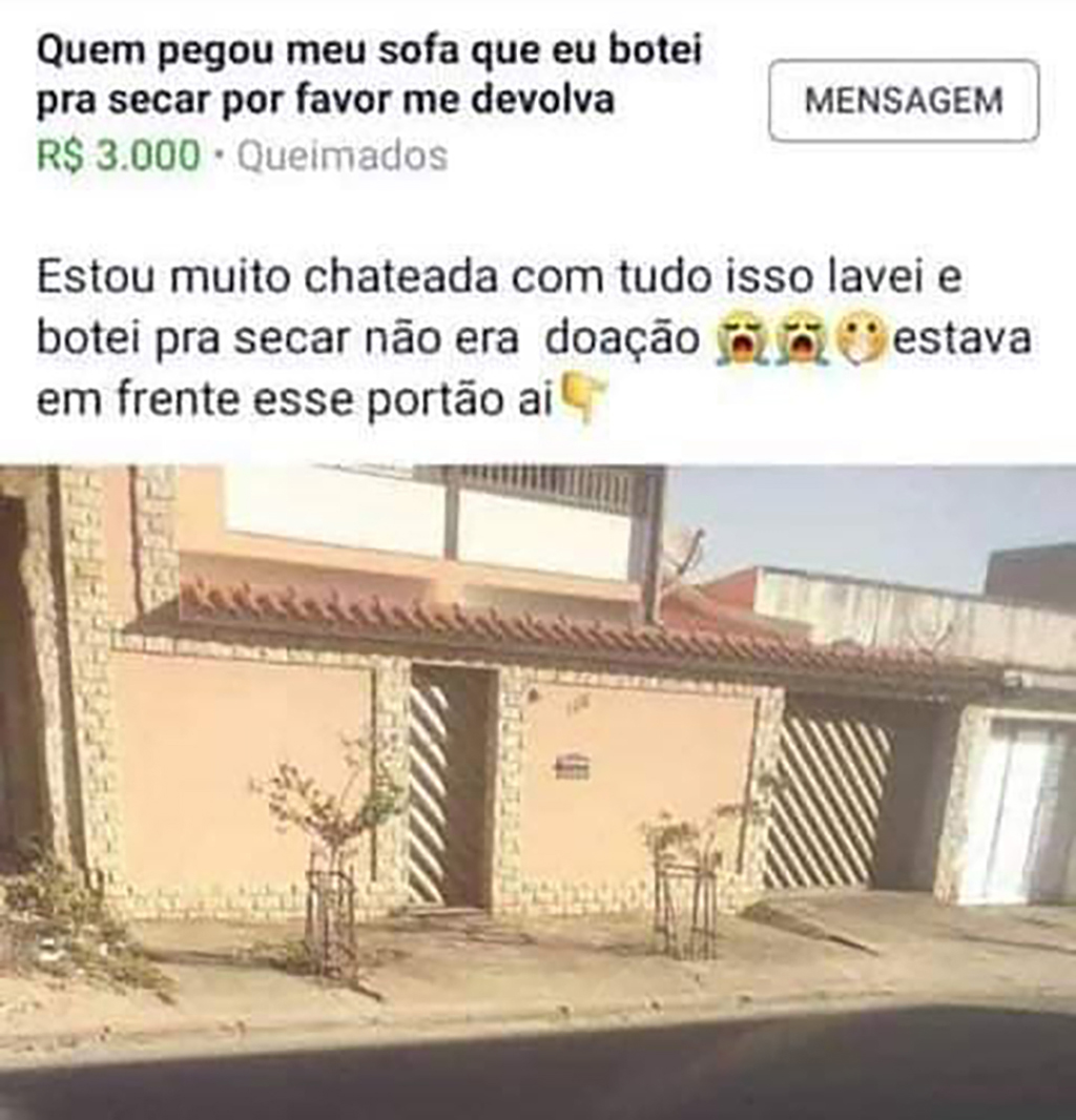 furto de móveis
