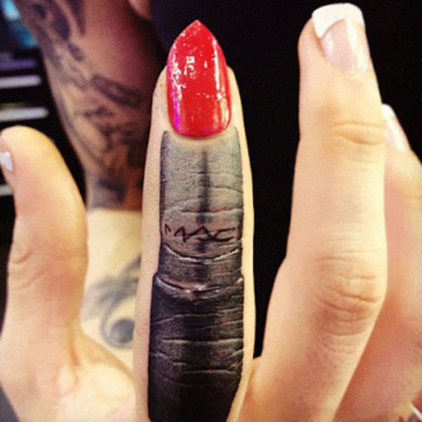 tatuagens interativas batom