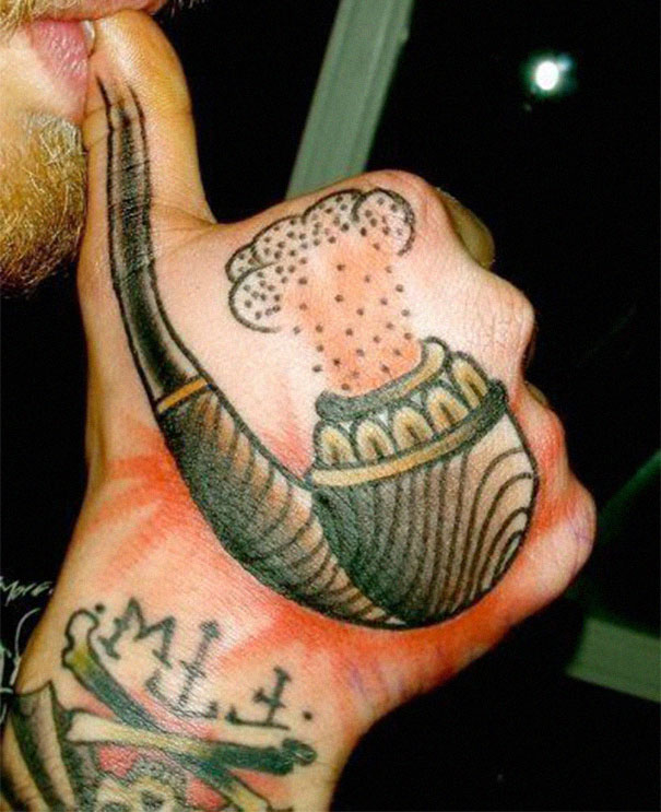 tatuagens interativas cachimbo
