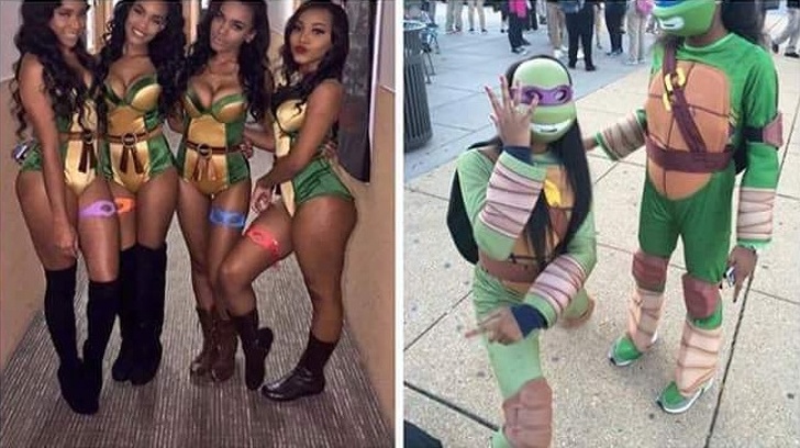 mulher tartaruga ninja