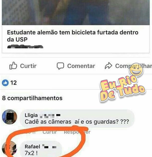 estudante tem bicicleta roubada