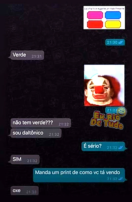 Quando o cara nasce com o dom da falta de noção