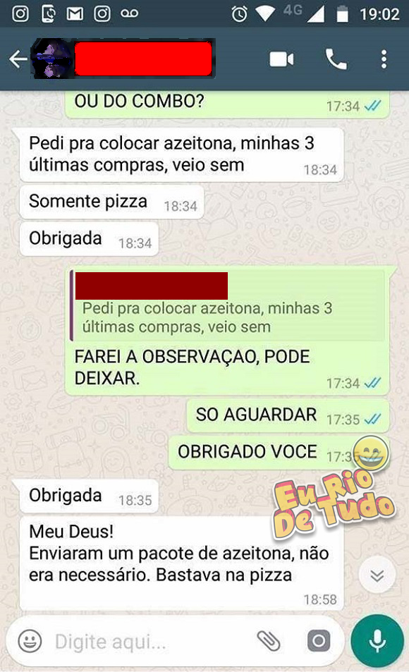 Pizza de azeitona