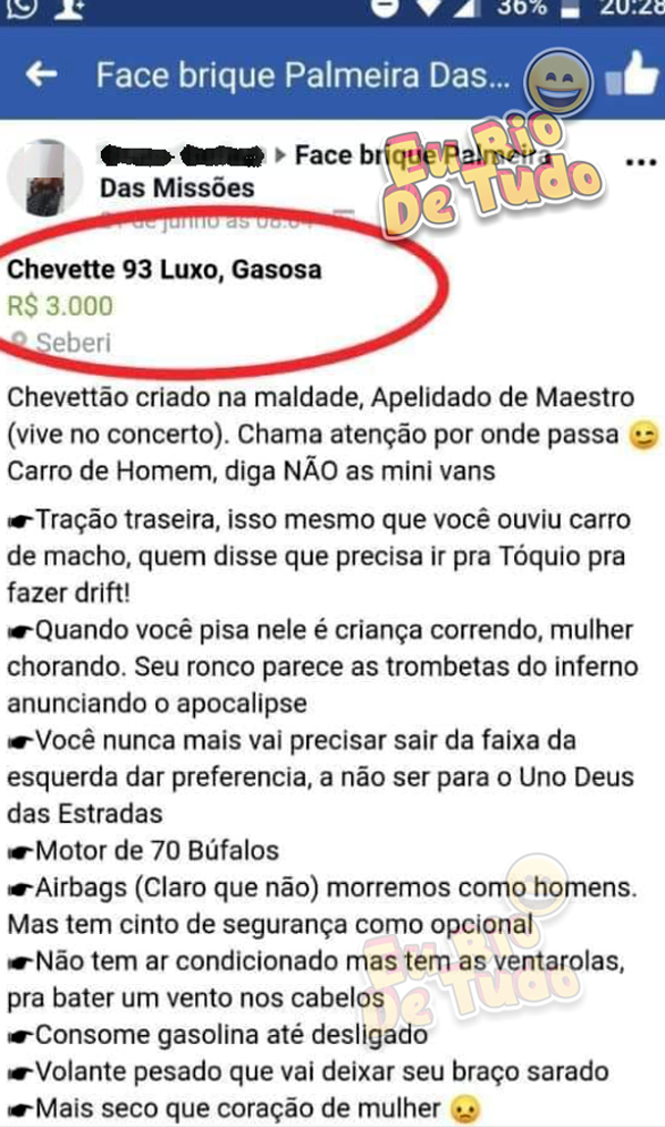 Quando o cara nasce com o dom de saber vender