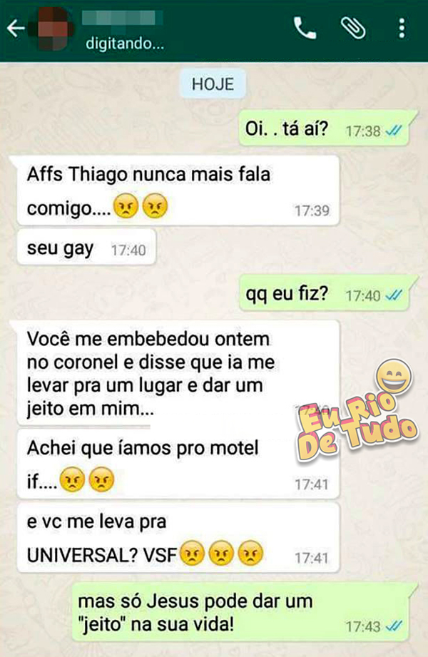 O perigo de sair com estranhos do Tinder