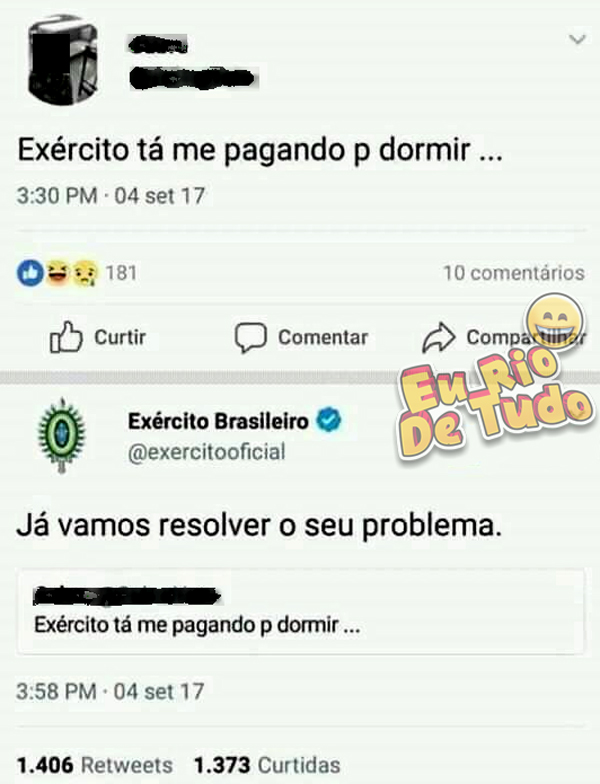 soldado dizendo que o exército é moleza