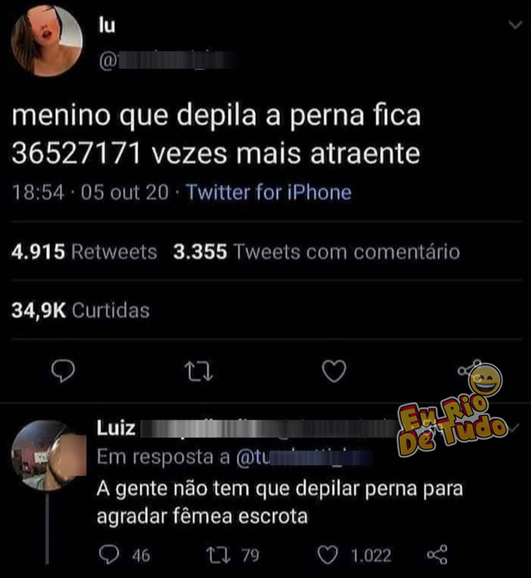 homens que se depilam