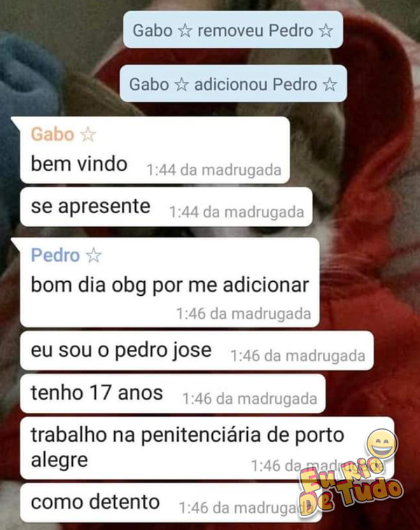 Grupo particular no WhatsApp - Humordido