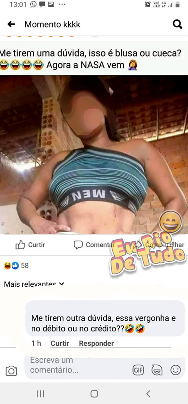 é uma cueca ou uma blusa
