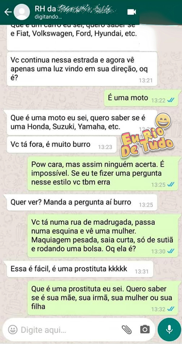 Uma entrevista de emprego diferenciada