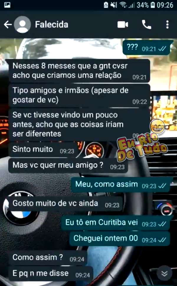 deu ruim na viagem surpresa
