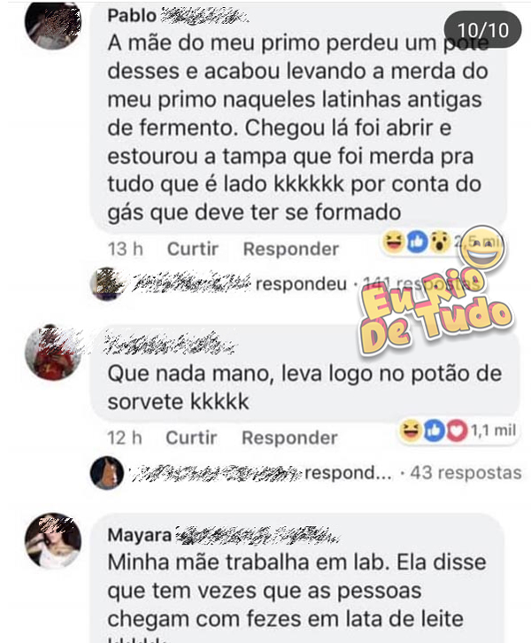 brasileiros fazendo exame de fezes