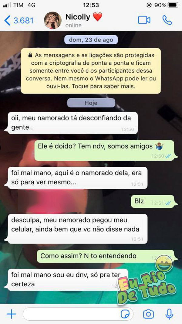 Aquele ciumezinho normal de qualquer namoro