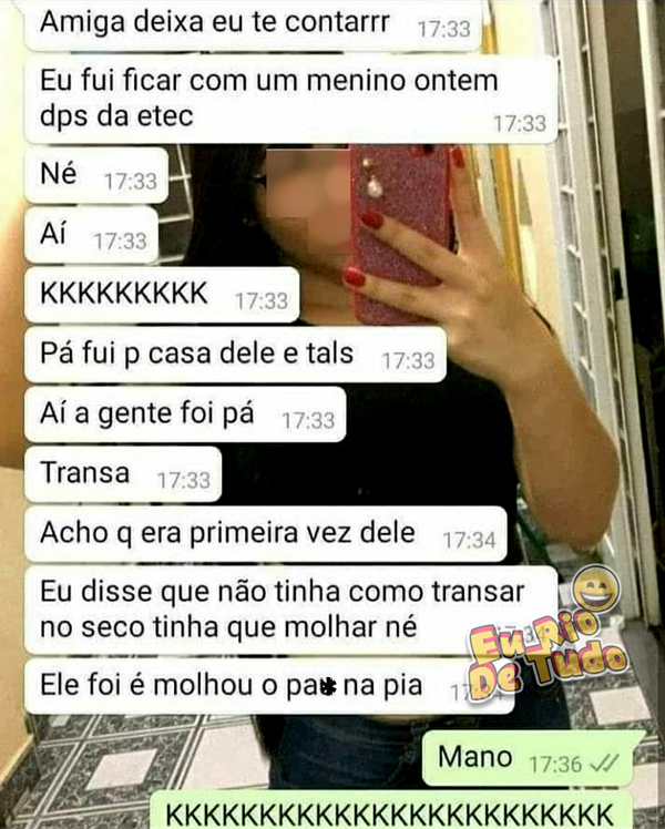 A primeira vez quase sempre causa algum trauma