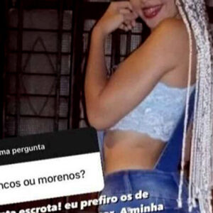 Ela só tem uma pequena exigência para os homens