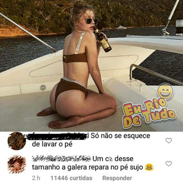 Poderia ter comentado qualquer outra coisa