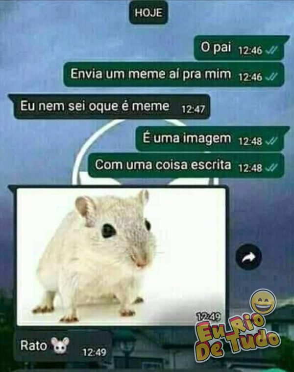 Pai, me manda um meme aí!