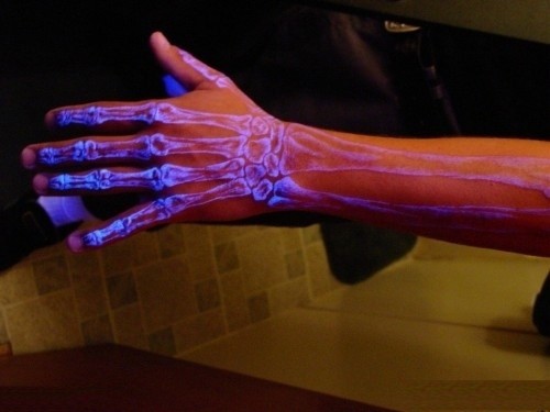 tatuagem de ossos do braço