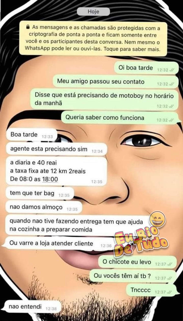 Vaga para motoboy