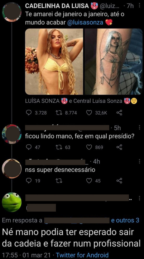 A internet nunca perdoa nada