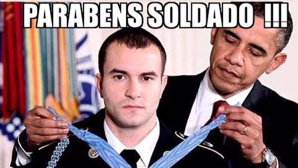 meme parabens soldado